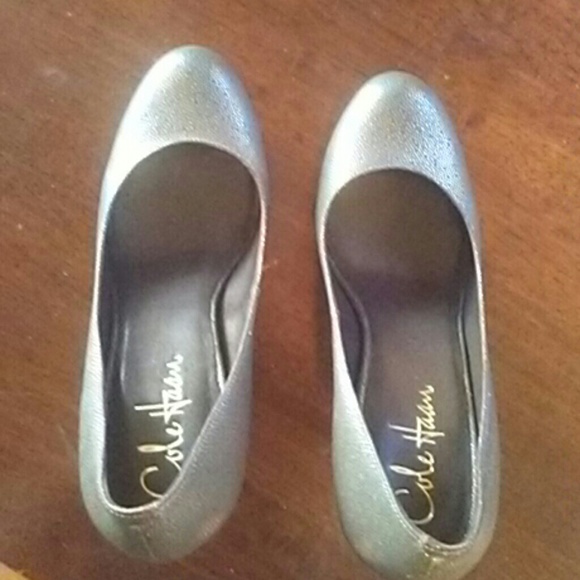 Cole Haan metallic heels - Picture 6 of 7